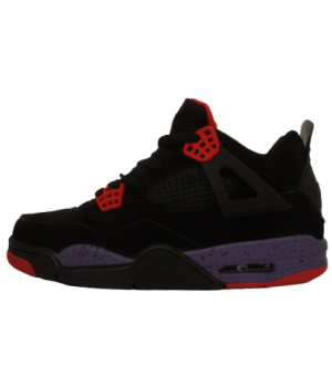 Кроссовки Nike Air Jordan 4 черные с красным